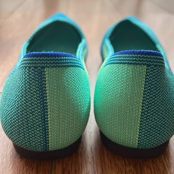 Rothy’s The Point Blue Jade size 6.5 EUC - Picture 5 of 7